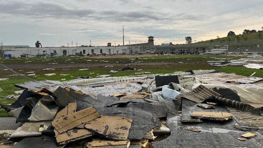 Omaha Sen. Terrell McKinney says after touring storm-torn prison: 'I've never seen it this bad'